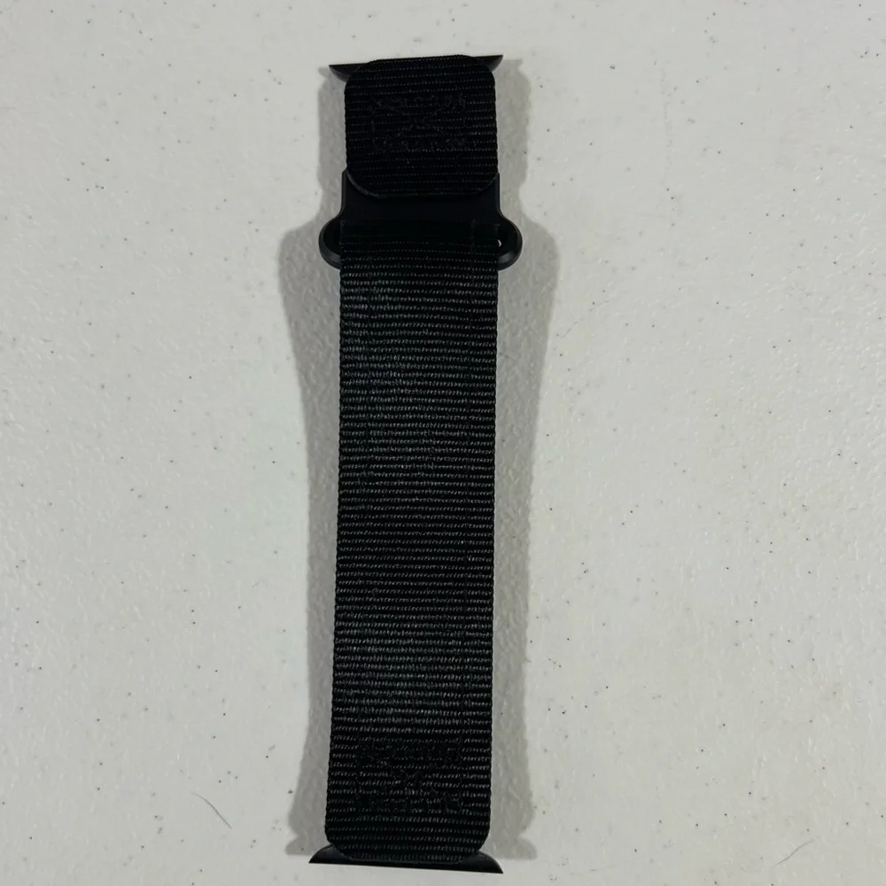 Black Nylon Sport Band for Apple Watch